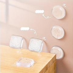 6pcs Silicone Door Crash Mat & Stopper - Home Protection