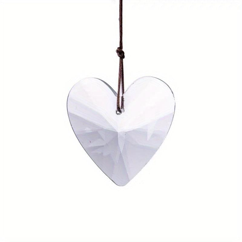 Heart Shaped Prism Colorful Rainbow Maker Suncatcher