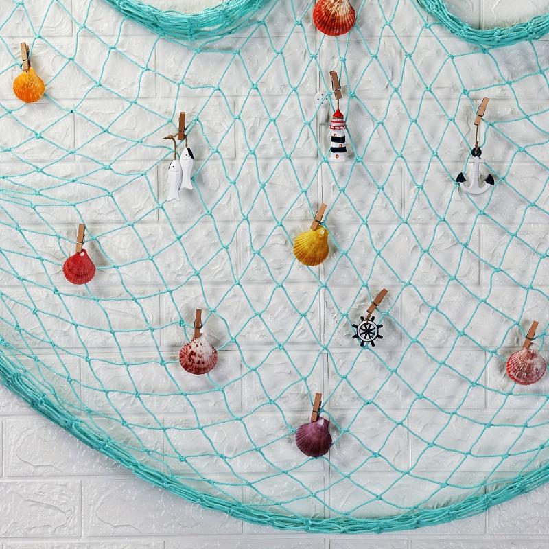 Hanging Fishing Net Decoration Scene Decor Room Home Window Pendant Party Decor