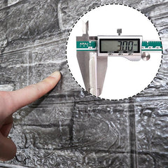 10pcs 3D Brick Grain Wallpaper Self Adhesive Waterproof Wall Sticker