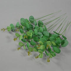 10pcs Simulation Eucalyptus Stems Artificial Greenery Plants