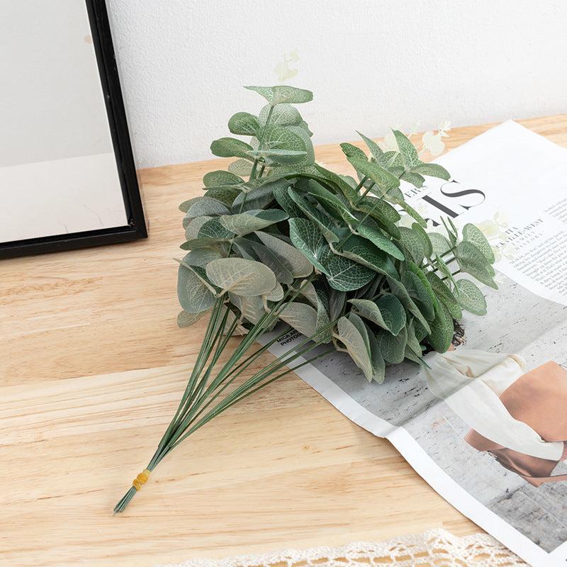 10pcs Simulation Eucalyptus Stems Artificial Greenery Plants
