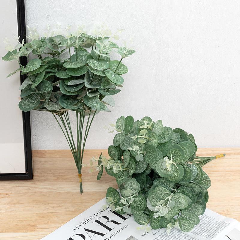 10pcs Simulation Eucalyptus Stems Artificial Greenery Plants