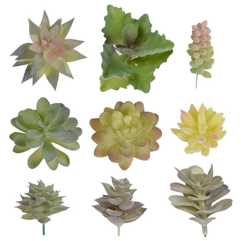 4pcs Realistic Succulent Plant Set - Ideal for Home and Office Decor