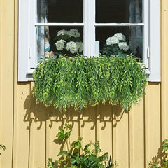 Artificial Willow Leaf Green Plant Home Wedding Party Decoration