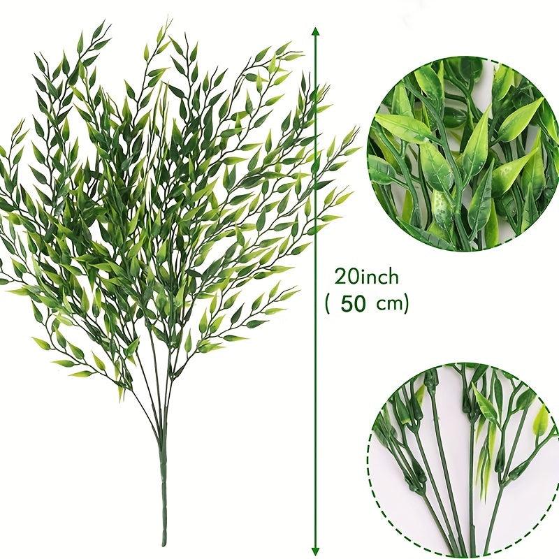 Artificial Willow Leaf Green Plant Home Wedding Party Decoration
