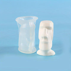 Easter Island Head Candle Mold for DIY Resin Casting