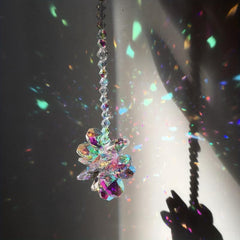 Rainbow Maker Crystal Sun Catcher Window Hanging Office Decor Gift