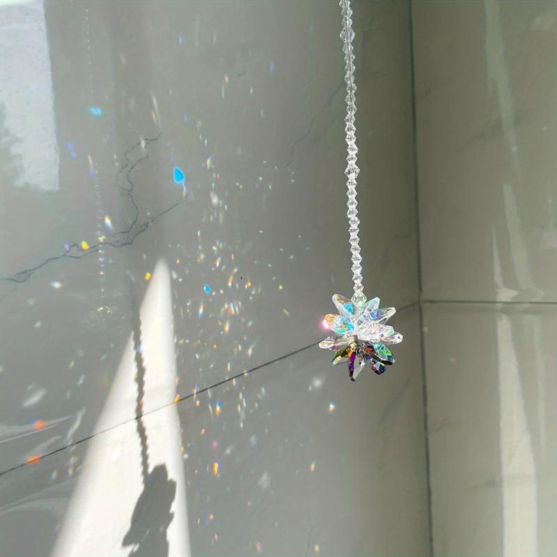 Rainbow Maker Crystal Sun Catcher Window Hanging Office Decor Gift