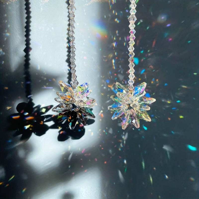 Rainbow Maker Crystal Sun Catcher Window Hanging Office Decor Gift