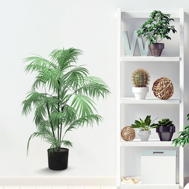 AD6109 Green Plant Potted Plant Wall Sticker Home Decor for Bedroom