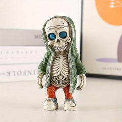 Halloween Bodysuit Skeleton Figurines Decorative Ornament