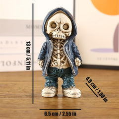 Halloween Bodysuit Skeleton Figurines Decorative Ornament