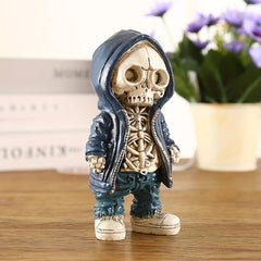 Halloween Bodysuit Skeleton Figurines Decorative Ornament