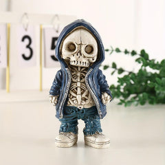 Halloween Bodysuit Skeleton Figurines Decorative Ornament