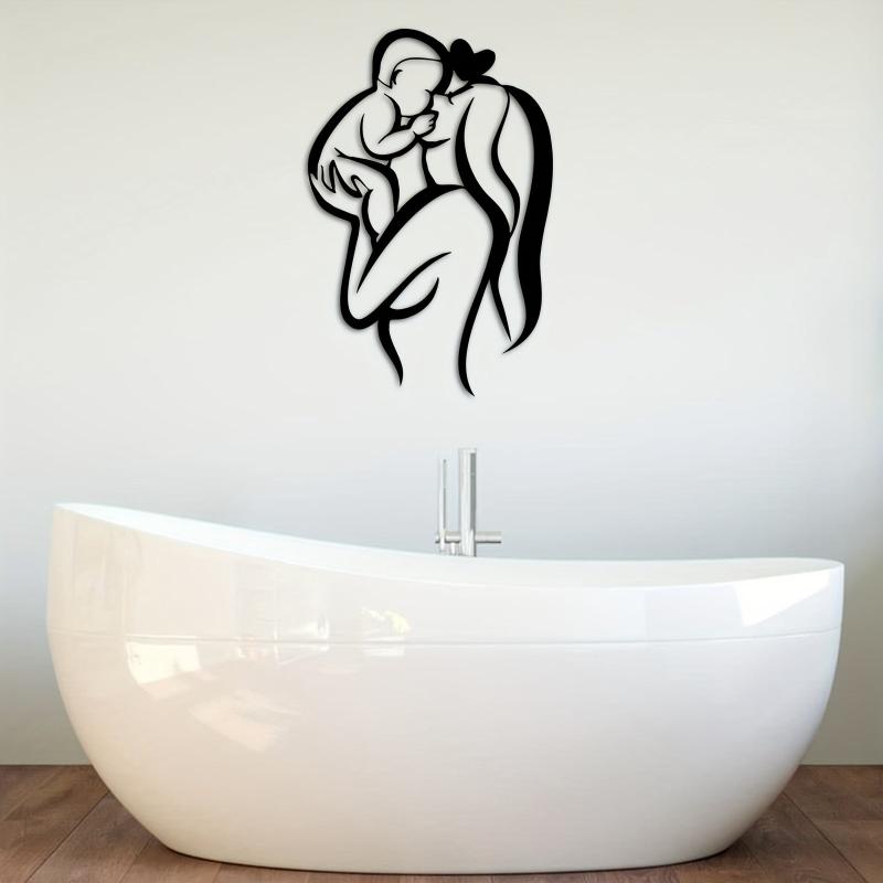 Mother & Child Metal Wall Art Love Mother's Wall Decor Modern Home Decor