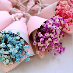 Dried Gypsophila Rose Bouquet for Weddings Parties Mini Daisy