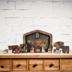 Unique Nativity Puzzle Wooden Table Decoration Christmas Gift