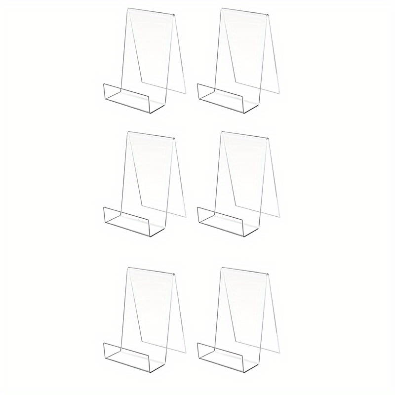 Acrylic Book Stand Clear Display Easel Music Sheets Notebook