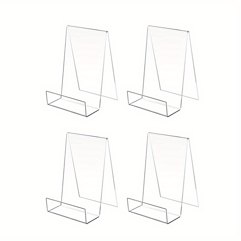 Acrylic Book Stand Clear Display Easel Music Sheets Notebook