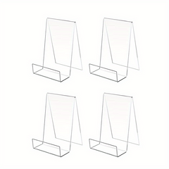 Acrylic Book Stand Clear Display Easel Music Sheets Notebook