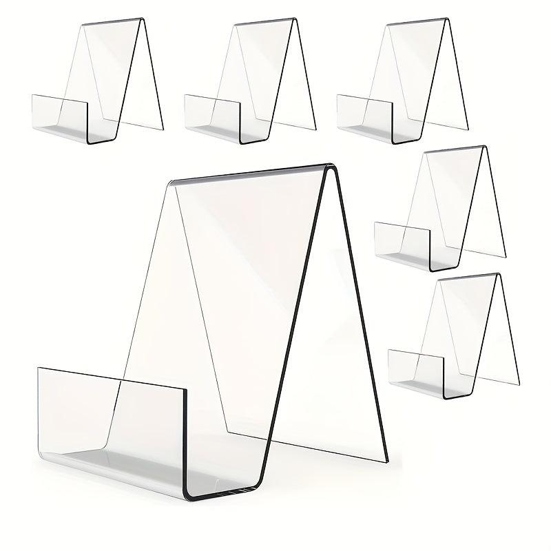 Acrylic Book Stand Clear Display Easel Music Sheets Notebook