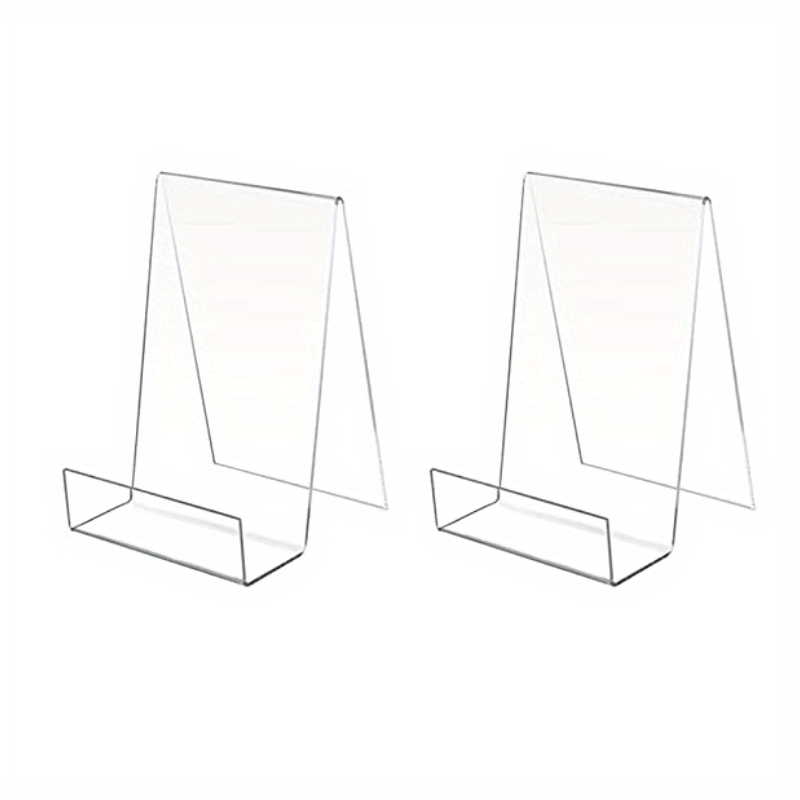 Acrylic Book Stand Clear Display Easel Music Sheets Notebook