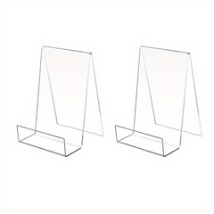 Acrylic Book Stand Clear Display Easel Music Sheets Notebook