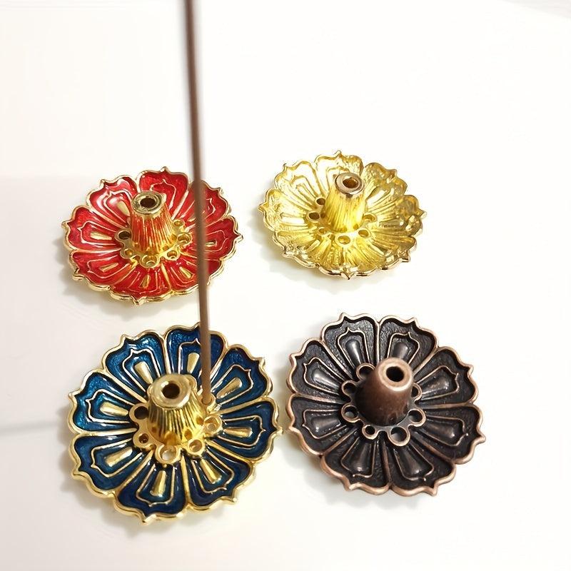 Lotus Fragrance Incense Burner Antique Wire Incense Holder