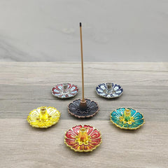 Lotus Fragrance Incense Burner Antique Wire Incense Holder