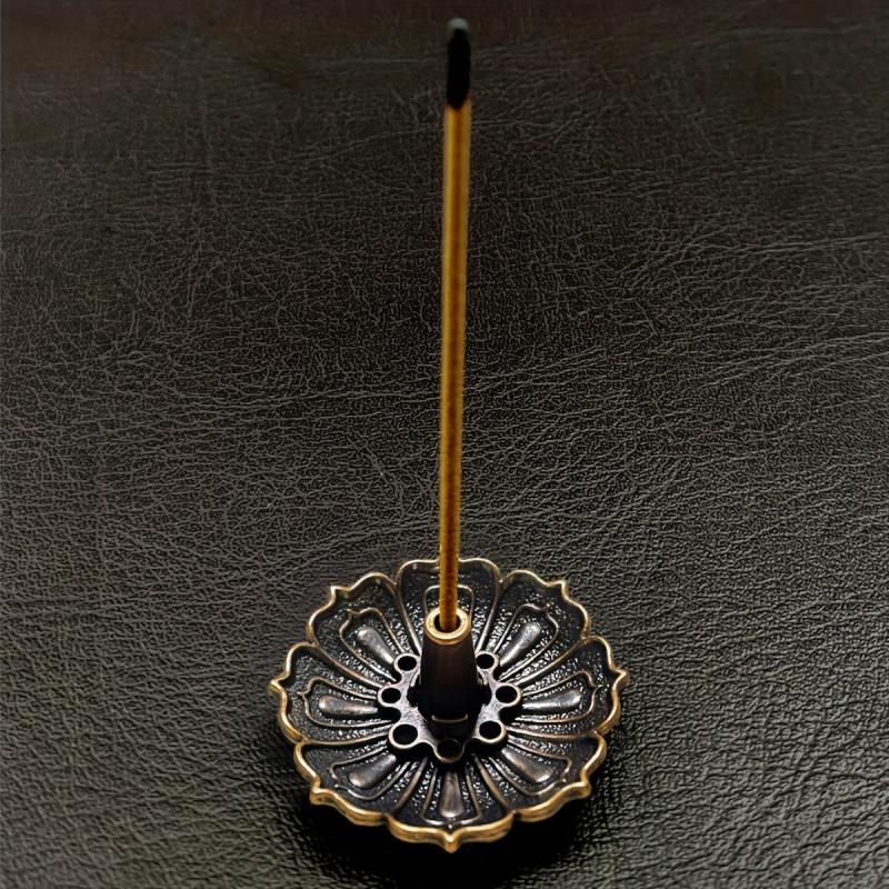 Lotus Fragrance Incense Burner Antique Wire Incense Holder