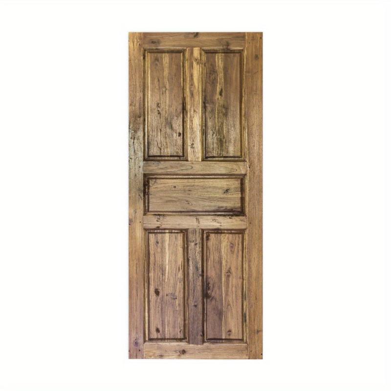 3D Old Wood Door Decal Decorative Mural Waterproo...