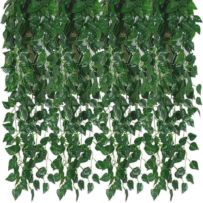 Artificial Ivy Leaf Vines 12 Strands 84 Feet for Wedding Party Home Decor