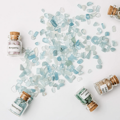 Crystal Chip Gem Bottle Set Mini Crystals For Spell Jars Witchcraft