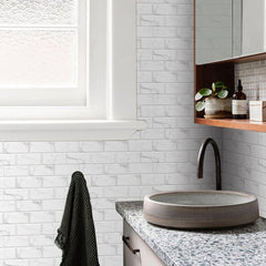 Waterproof Marble Tile Sticker for Kitchen and Bathroom Backsplash