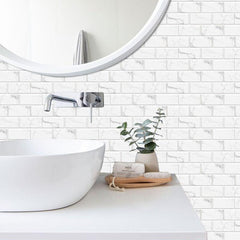 Waterproof Marble Tile Sticker for Kitchen and Bathroom Backsplash