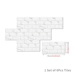 Waterproof Marble Tile Sticker for Kitchen and Bathroom Backsplash