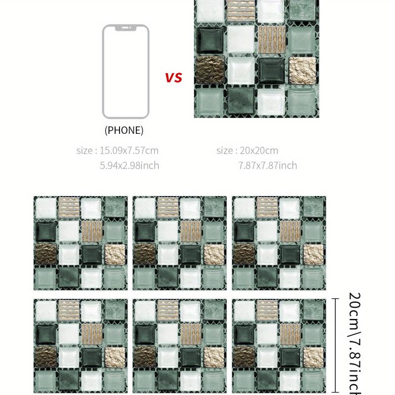 Vintage Mosaic Pattern Kitchen Back Panel Wall Sticker