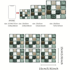 Vintage Mosaic Pattern Kitchen Back Panel Wall Sticker