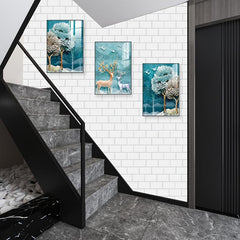 Waterproof Kitchen Tile Wallpaper Peel & Stick Backsplash Tiles