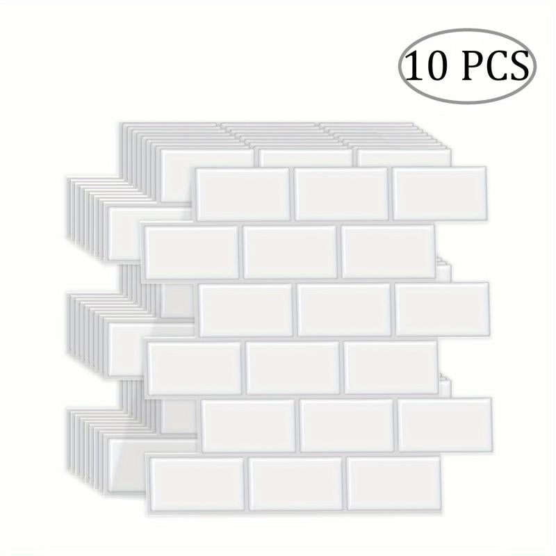 Waterproof Kitchen Tile Wallpaper Peel & Stick Backsplash Tiles
