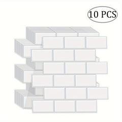 Waterproof Kitchen Tile Wallpaper Peel & Stick Backsplash Tiles