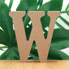 Natural Wooden Alphabet Letters for DIY Decor and Tableware 3.94inch