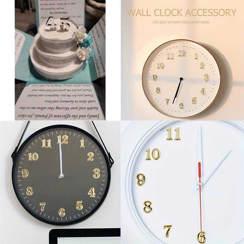 Clock Numerals Kit Arabic & Roman DIY Numbers Replacement Repair