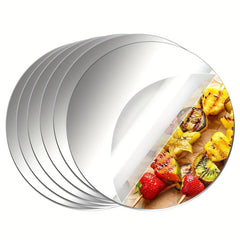 5pcs Acrylic Mirror Wall Sticker Decoration For Kids Room Bathroom