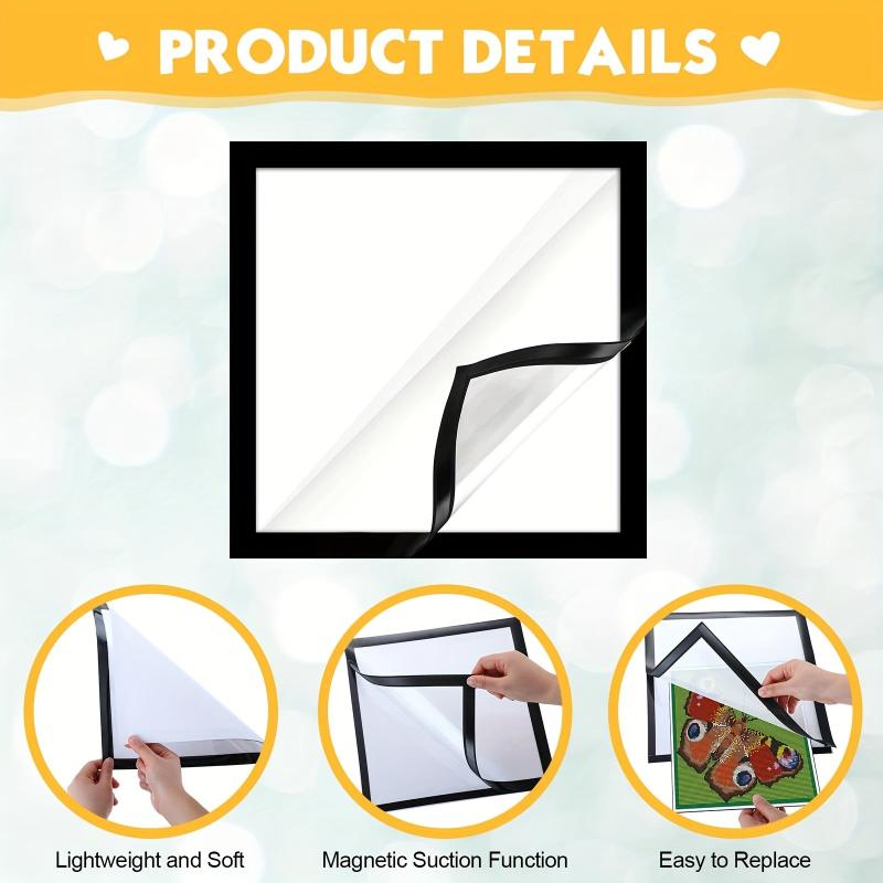 6pcs Magnetic Photo Frame 30x48 for Painting Picture Self-adhesive Art Frame