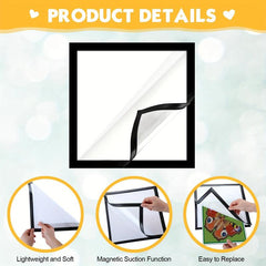 6pcs Magnetic Photo Frame 30x48 for Painting Picture Self-adhesive Art Frame
