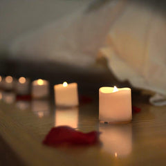 12pcs Timer Candles Flameless LED Candles Long Lasting Operated Tea Light