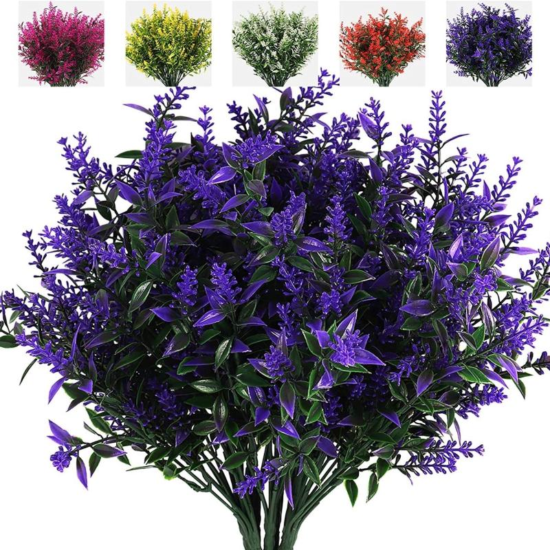 4 Bundles UV & Oxidation Resistant Artificial Flowers
