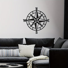 Vintage Nautical Compass Metal Wall Beach Ornament Collection